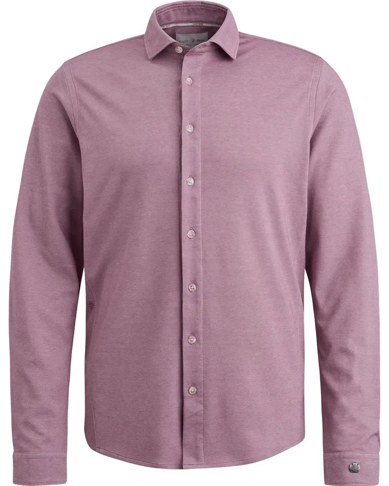 Cast Iron Hemd Jersey Piqué Mauve Pink