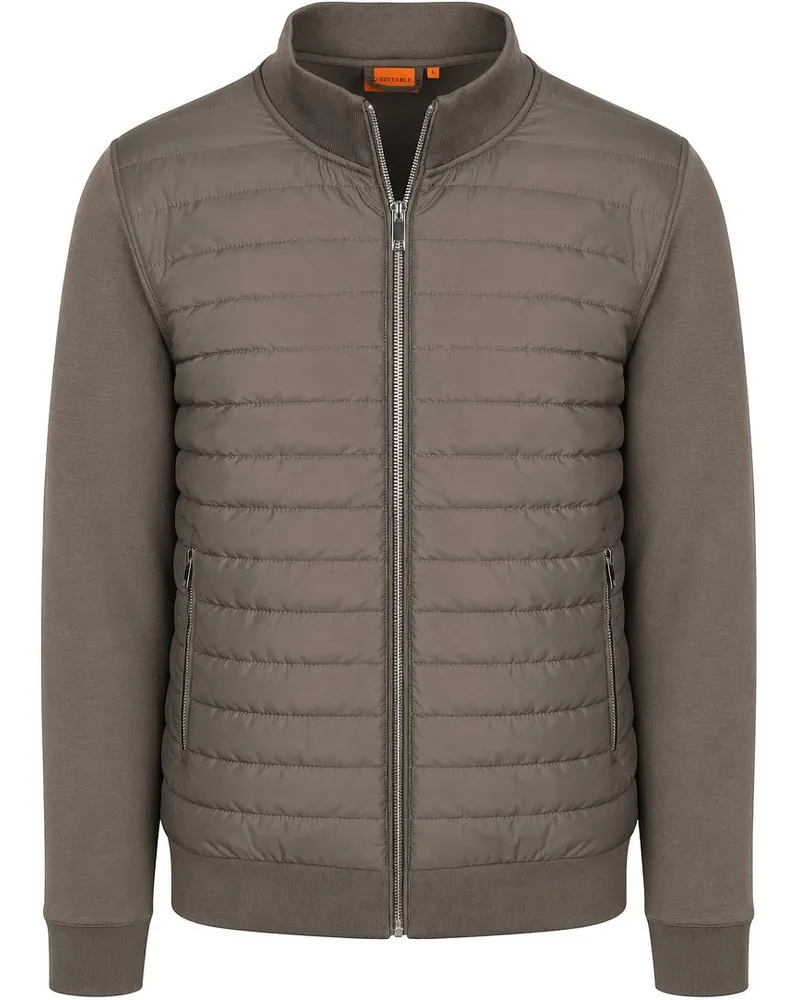 Suitable Hybrid Übergangsjacke Taupe Braun