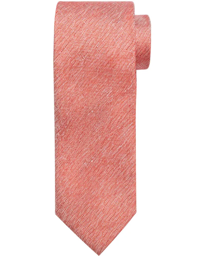 Suitable Seide Krawatte Korallenrot Rot
