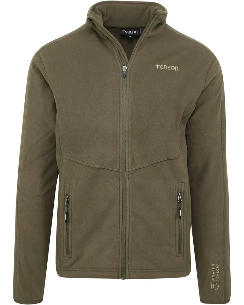 Tenson Miracle Fleece Jacke Olivgrün Dunkelgrün