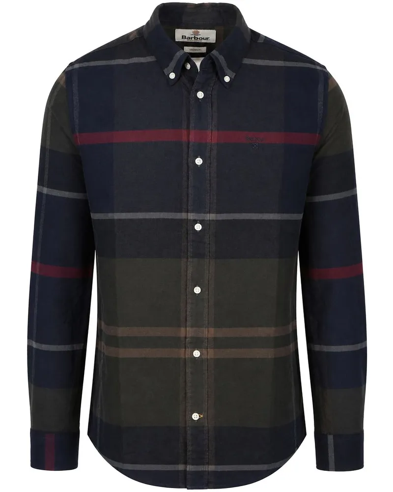 Barbour Iceloch Hemd Classic Tartan Multicolour Dunkelgrün