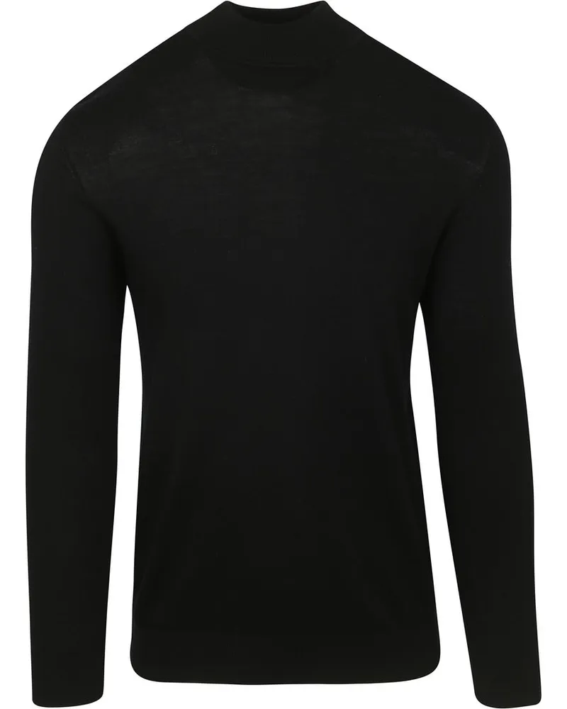 Profuomo Turtleneck Merino Pullover Schwarz Schwarz