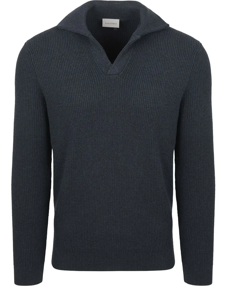 Suitable Pullover Riva Knit Navy Dunkelblau