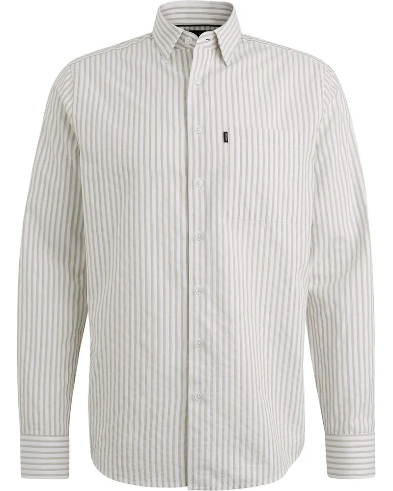 Vanguard Hemd Dobby Streif Beige Beige
