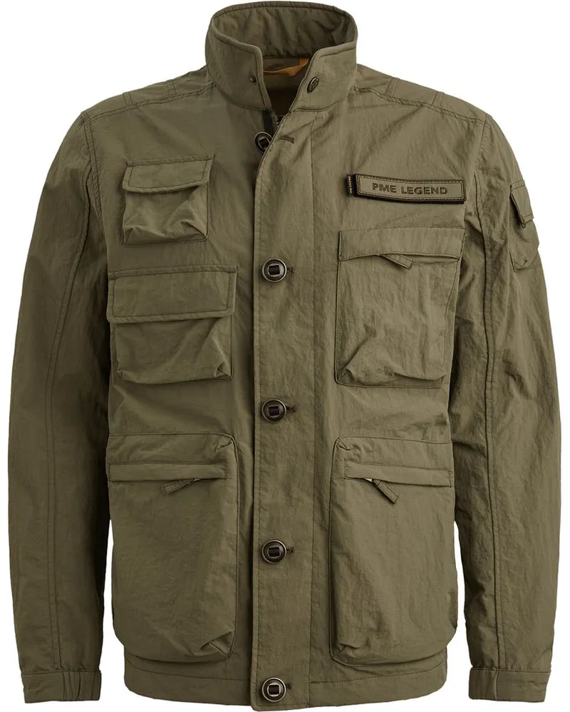 PME Legend Cargo-Jacke Olive Dunkelgrün