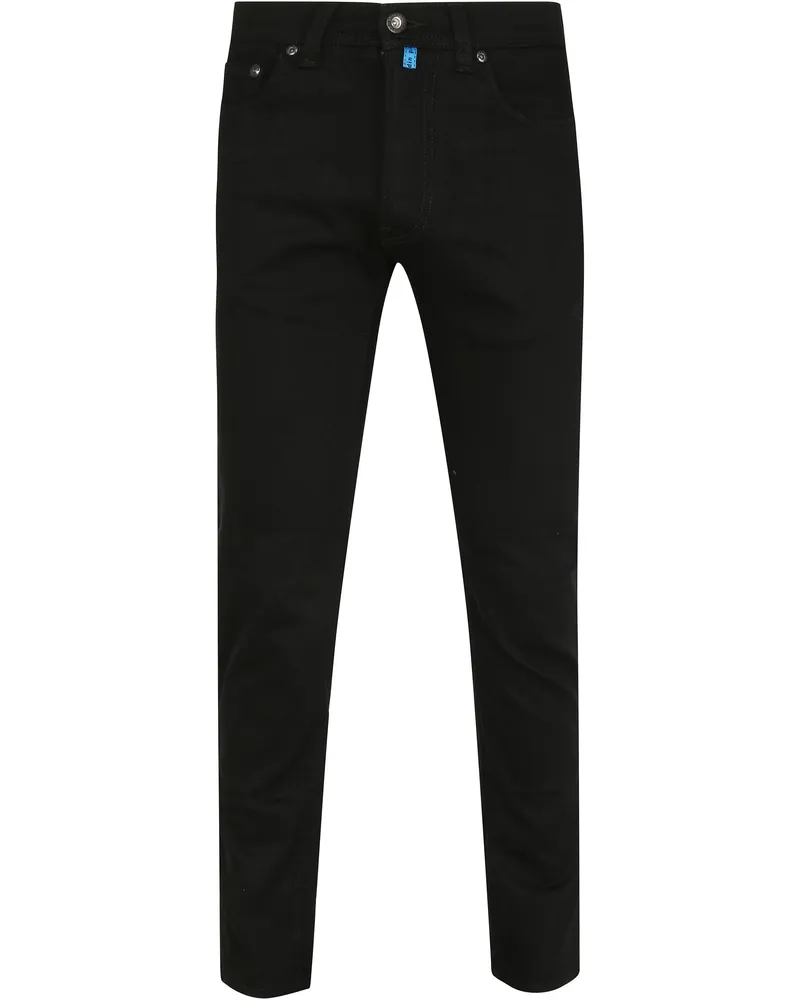 Pierre Cardin Trousers Lyon Tapered Future Flex Schwarz Schwarz