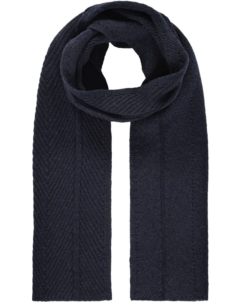 State of Art Schal Lambswool Navy Blau