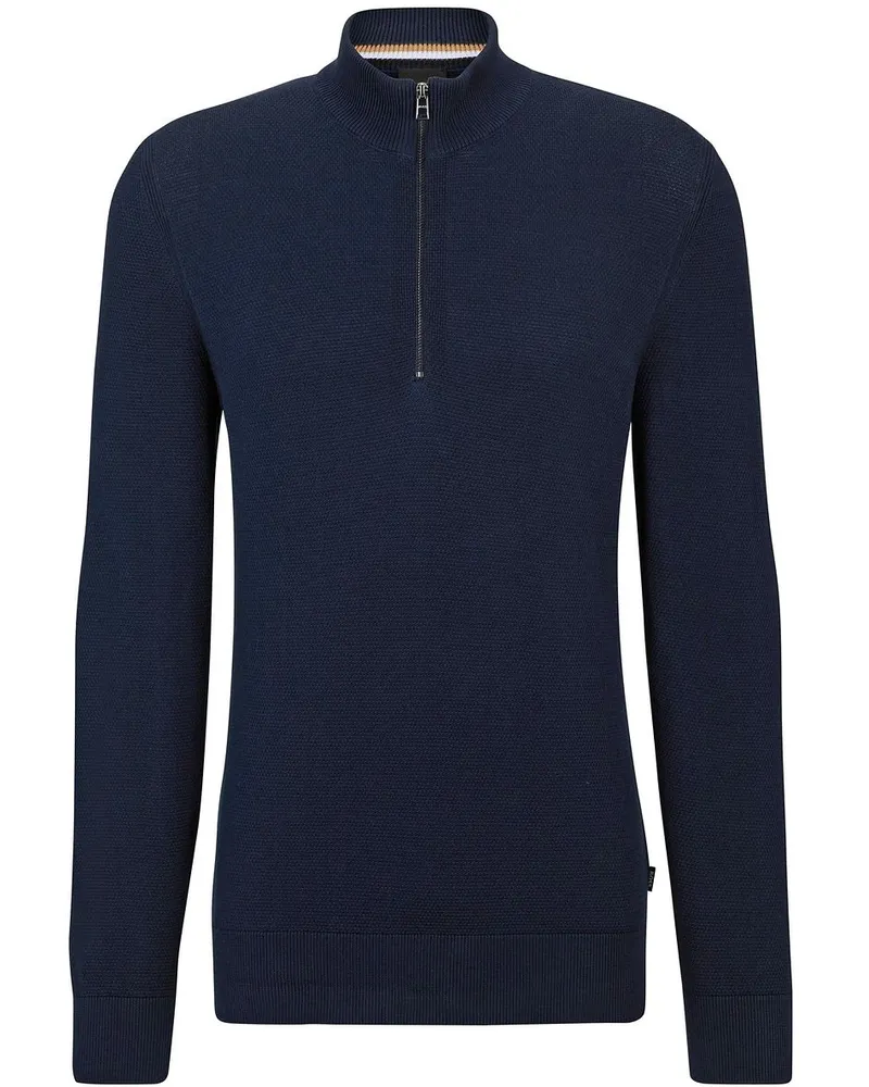 HUGO BOSS Ebrando-P Halfzip Pullover Navy Dunkelblau