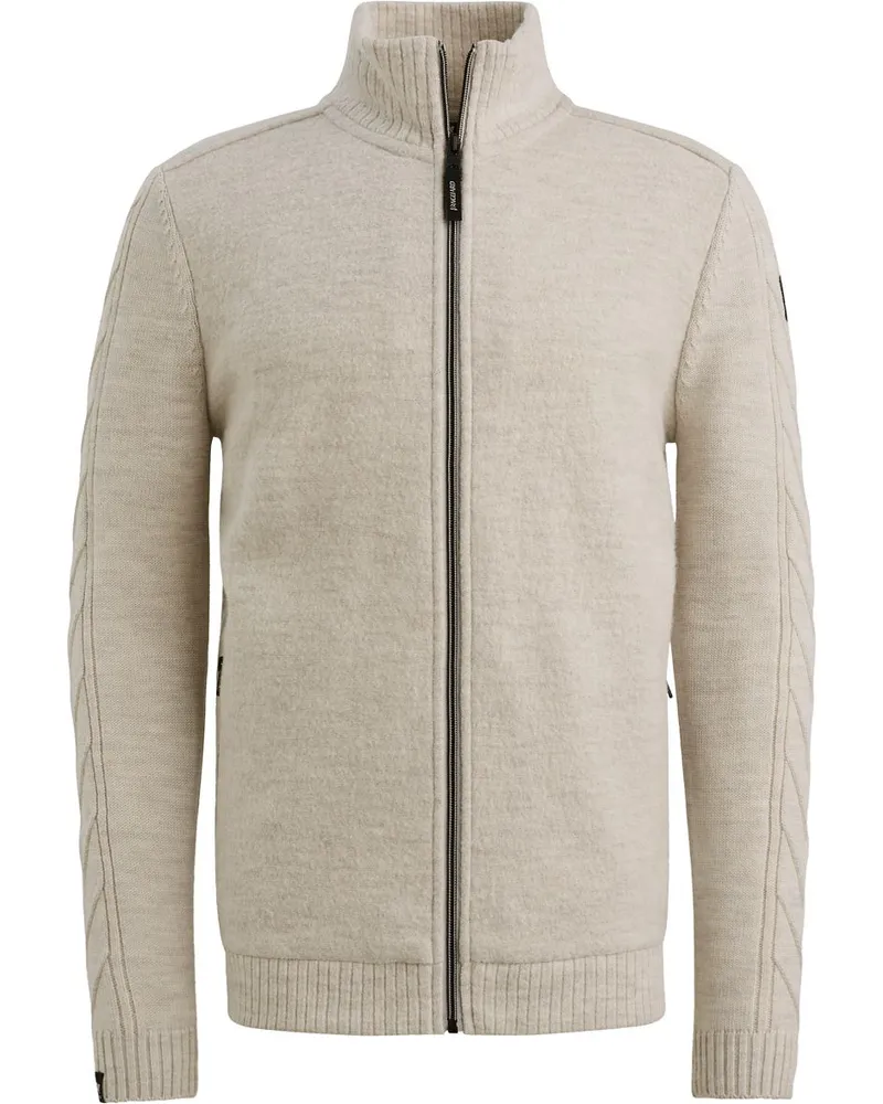 Vanguard Strickjacke Boiled Wool Blend Beige Beige