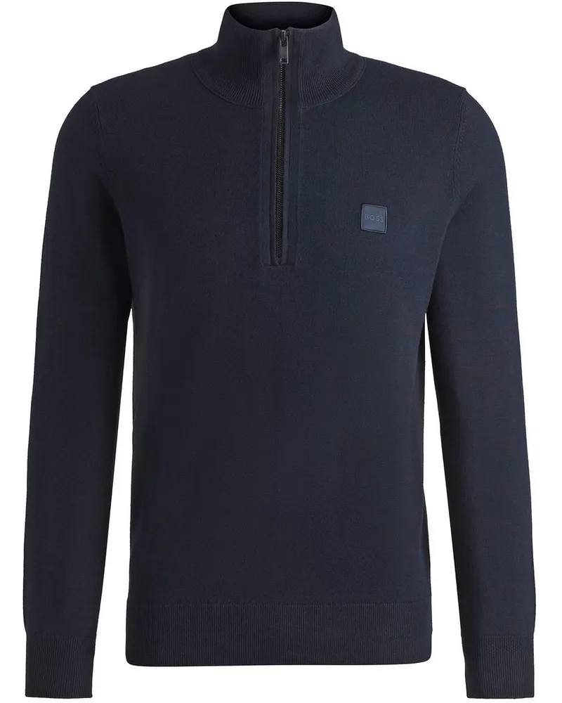 HUGO BOSS Kanobix Half Zip Pullover Dunkelblau Dunkelblau