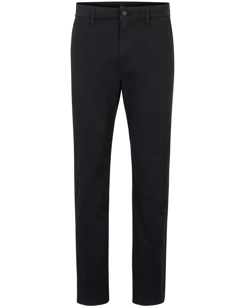 HUGO BOSS Satin Chino Schwarz Schwarz