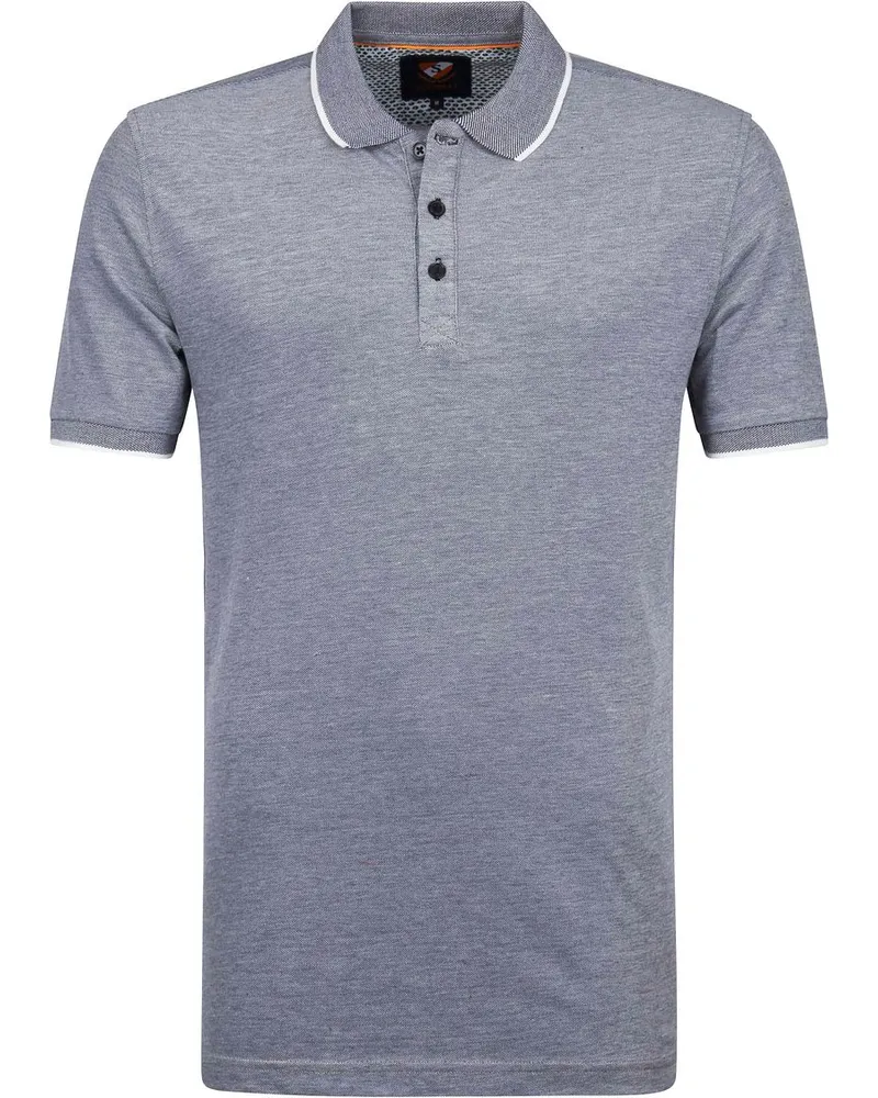 Suitable Oxford Polo Grau Grau