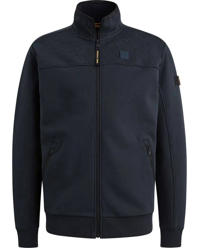 PME Legend Strickjacke Interlock Navy Dunkelblau