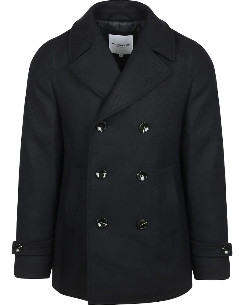 McGregor Core Peacoat Wool Blend Navy Dunkelblau