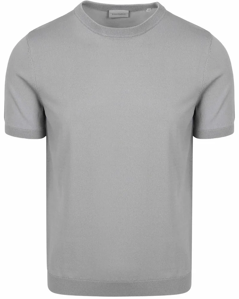 Suitable Knitted T-shirt Wap Grau Grau