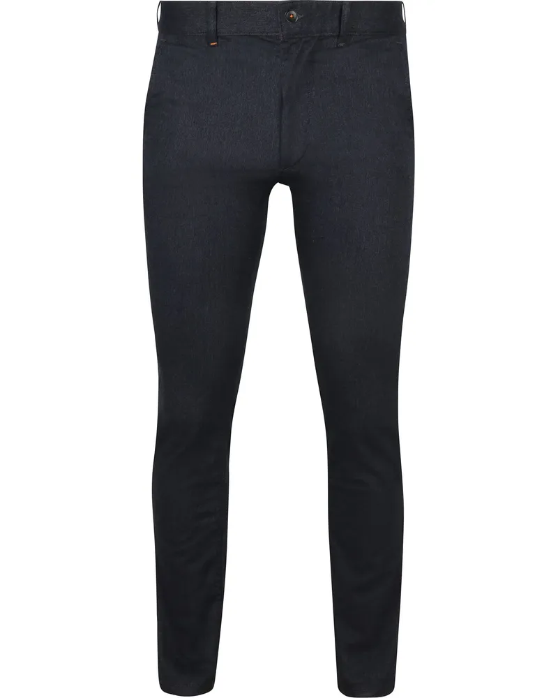 HUGO BOSS Chino Slim Navy Melange Dunkelblau