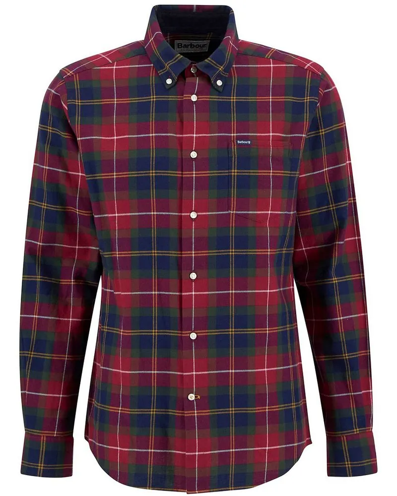 Barbour Fortrose Hemd Tartan Rot Rot