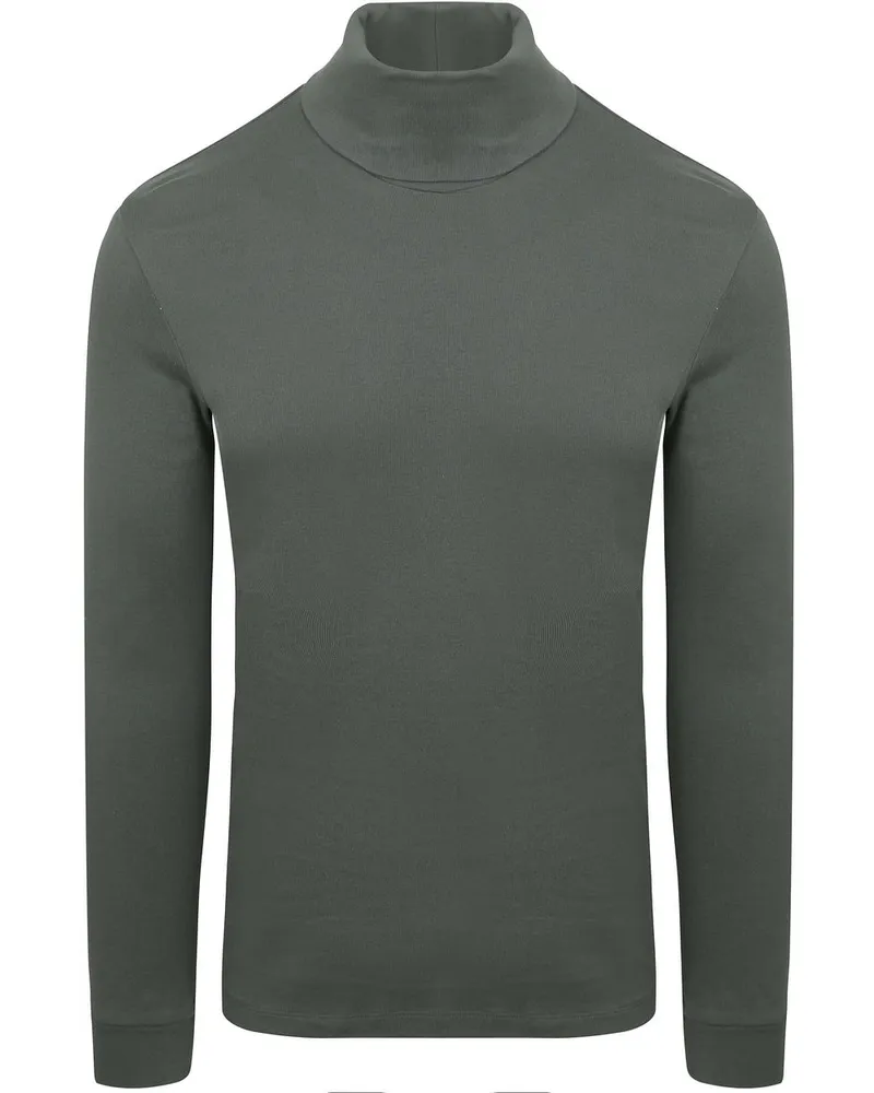 Marc O'Polo Rollkragenpullover Mangrove Grün Dunkelgrün