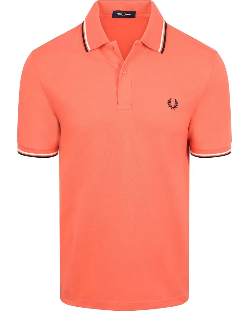 Fred Perry Polo Twin Tipped M3600 Rosa 04C Pink