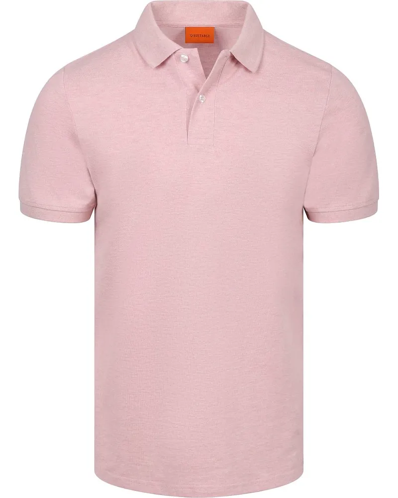 Suitable Poloshirt MEL Piqué Rosa Pink