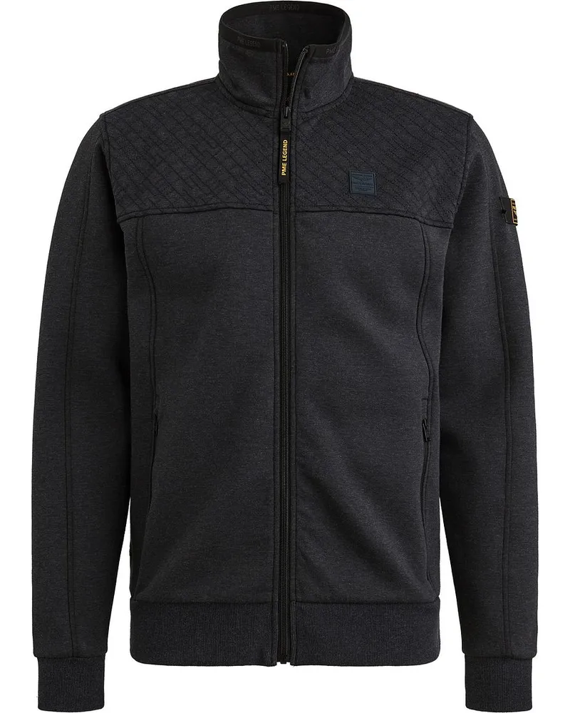 PME Legend Strickjacke Interlock Navy Dunkelblau