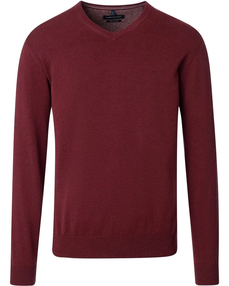 CasaModa Pullover Rot Bordeaux