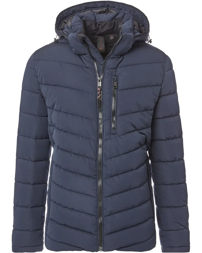 CasaModa Hooded Puffer Jacke Navy Dunkelblau