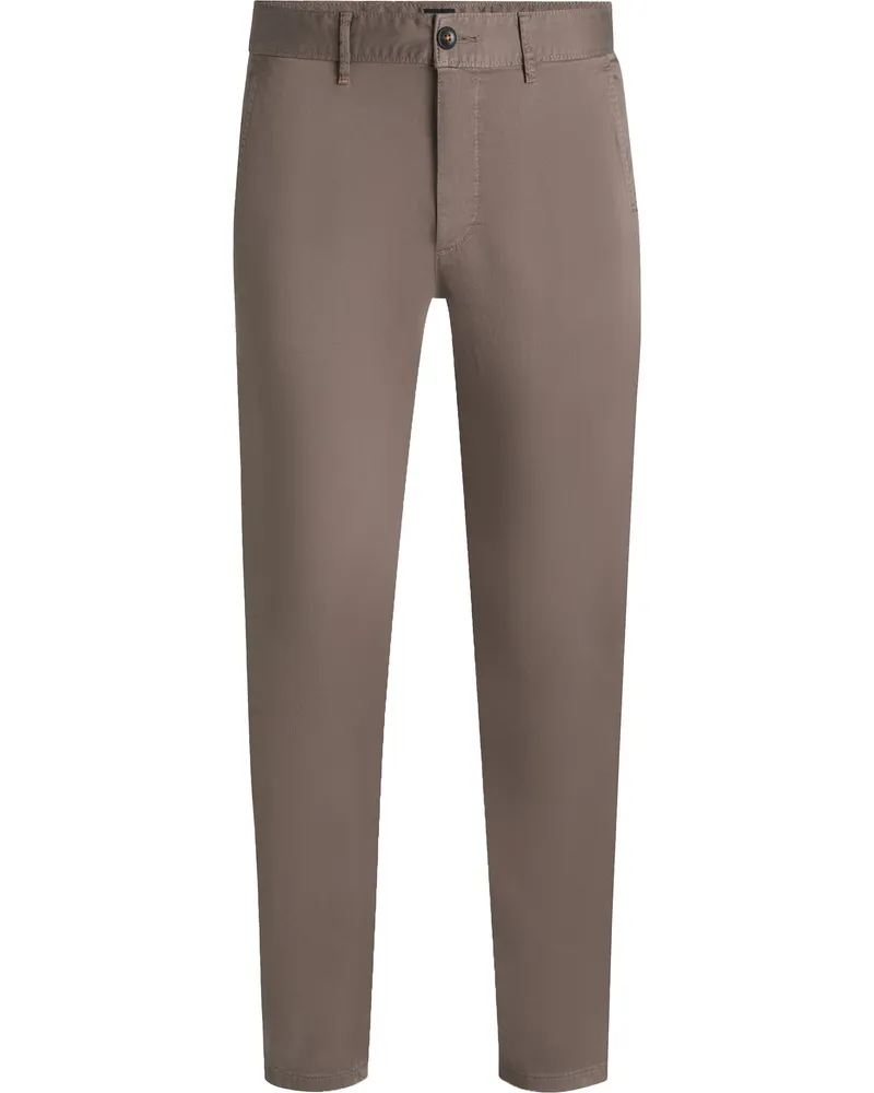 HUGO BOSS Chino Slim Taupe Braun