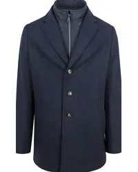 Suitable Job Coat Wolle Navy Blau