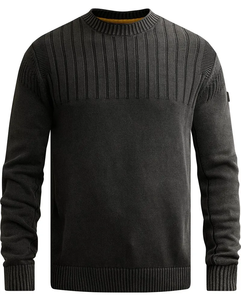 PME Legend Drop Needle Pullover Anthracite Grau