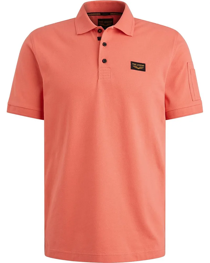 PME Legend Poloshirt Trackway Coral Pink