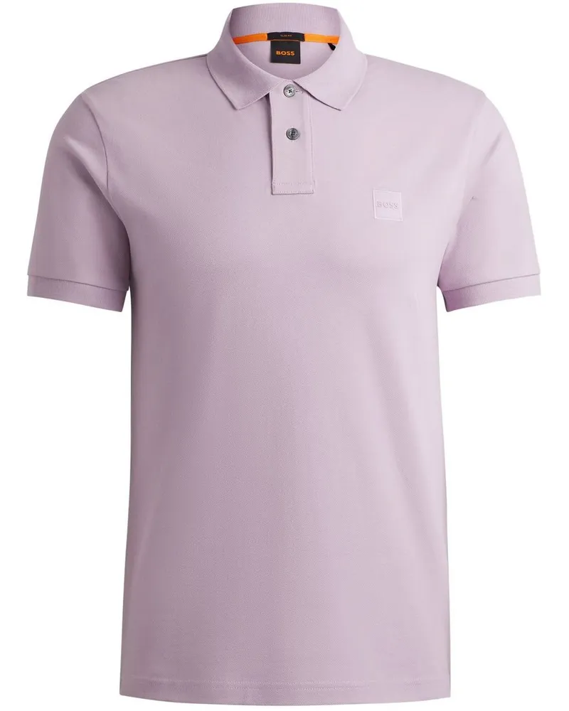 HUGO BOSS Polo Shirt Passenger Lila Violett