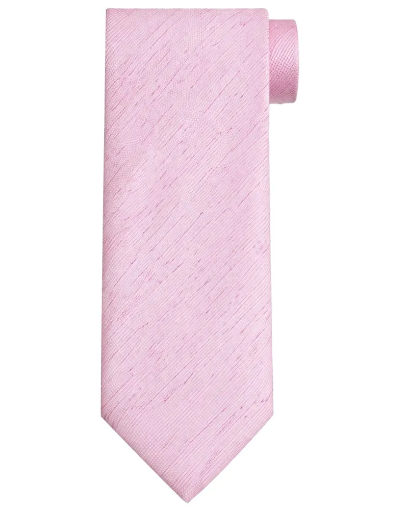 Suitable Seide Krawatte Melange Rosa Pink
