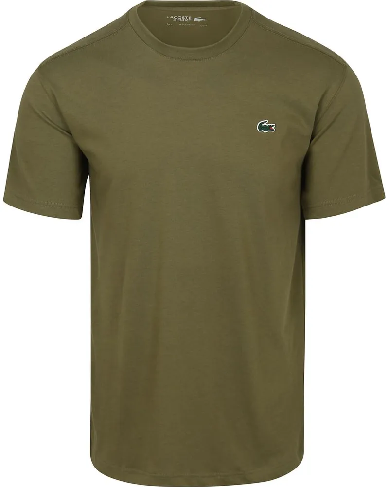 Lacoste T-Shirt Olivgrün Grün