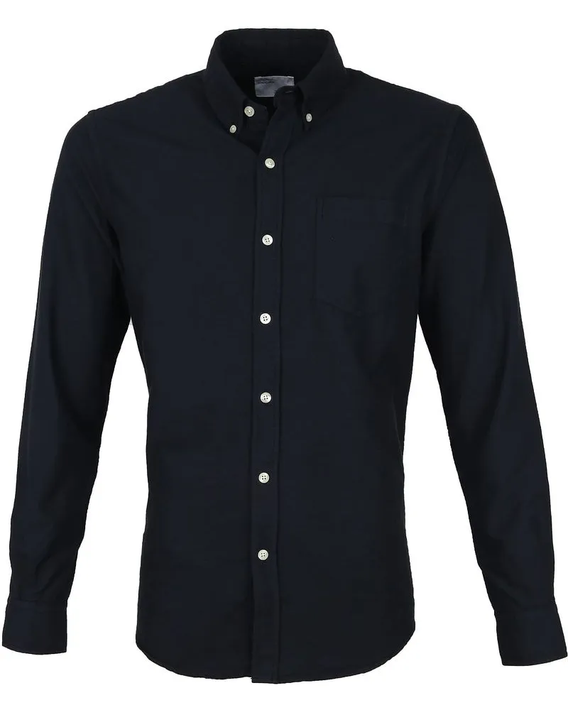 COLORFUL STANDARD Hemd Dunkelblau Blau