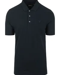 Lyle & Scott Tonal Eagle Poloshirt Navy Blau