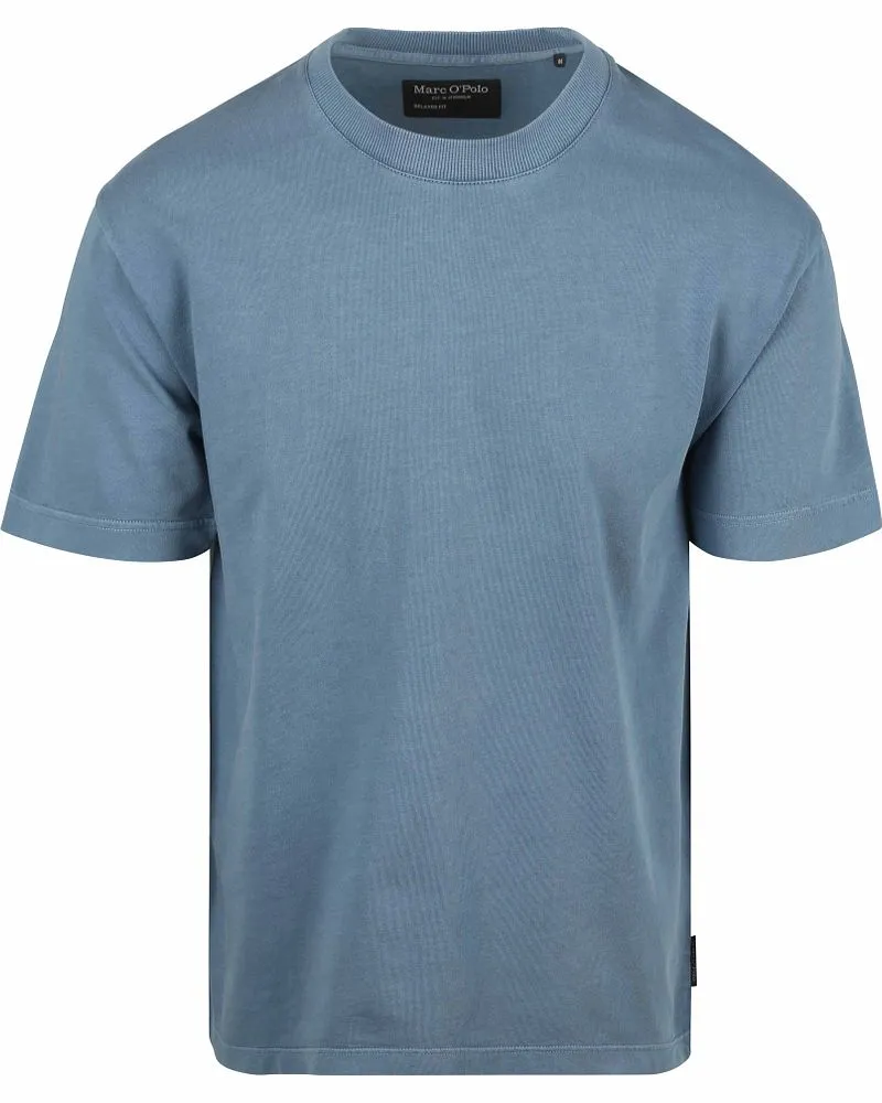 Marc O'Polo Heavy T-Shirt Blau Blau