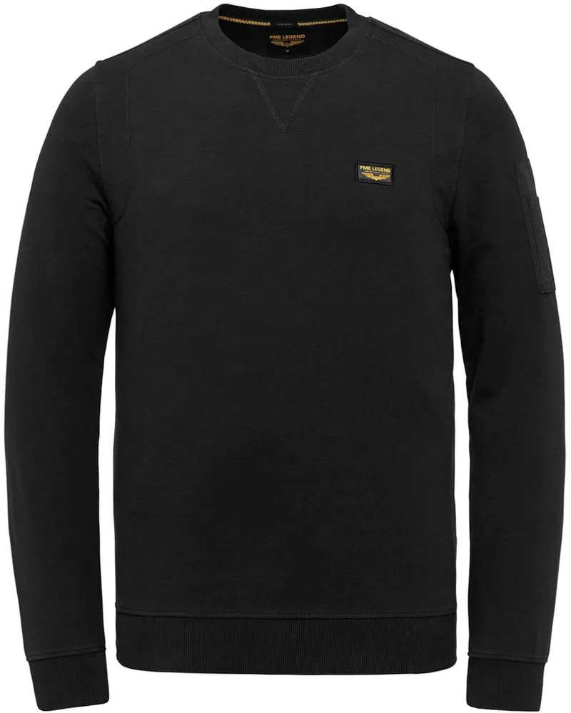 PME Legend Airstrip Pullover Schwarz Schwarz