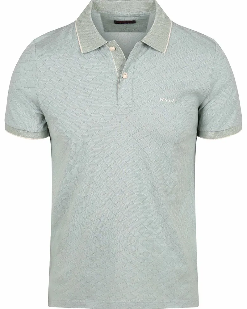 New Zealand Auckland NZA) Polo Goora Jacquard Mist Grün Grün