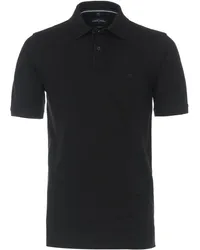 CasaModa Poloshirt Stretch Schwarz Schwarz