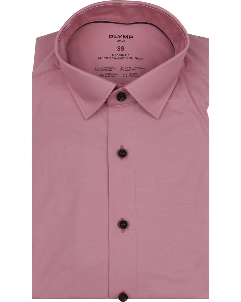 Olymp Luxor Hemd 24/Seven Alt Rosa Pink