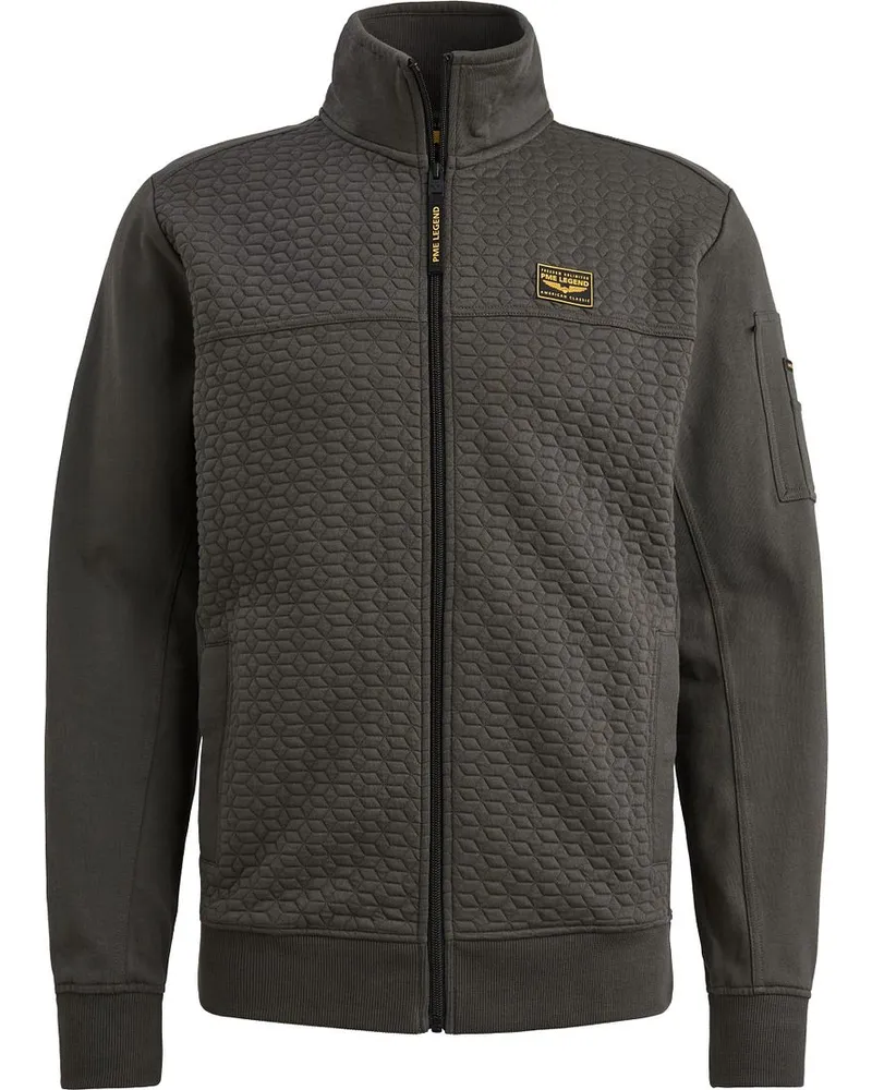 PME Legend Strickjacke Interlock Beluga Grün Grün