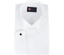 Smokinghemd Hemd mit Plisseefalten Doppelmanschette