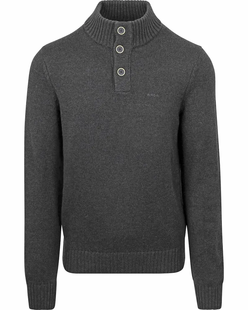 New Zealand Auckland NZA) Pullover Mocker Adan Anthrazit Grau