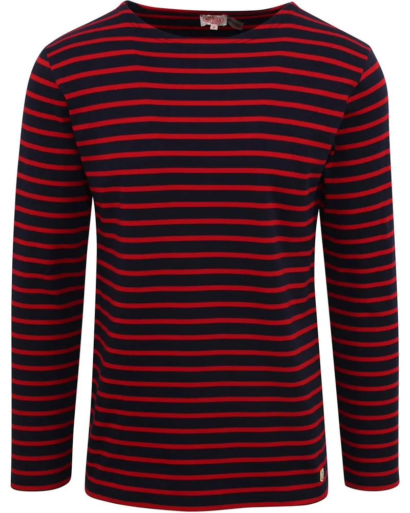 Armor-Lux Houat Pullover Streifen Navy Dunkelblau