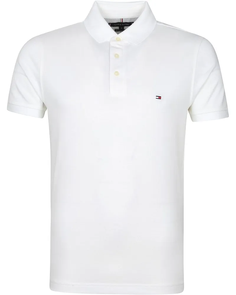 Tommy Hilfiger 1985 Polo Shirt Off White Weiß