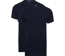 Extra Lang T-Shirts Derby Navy (2-Pack
