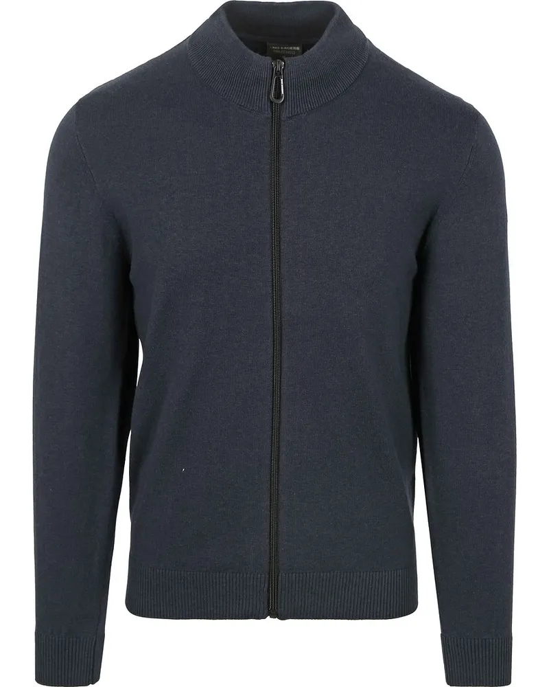 No Excess Strickjacke Navy Blau