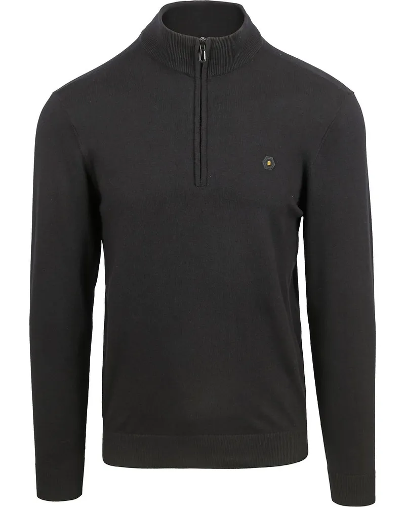 No Excess Halfzip Pullover Schwarz Schwarz