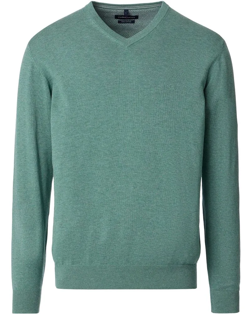 CasaModa Pullover V-Ausschnitt Sea Green Grün